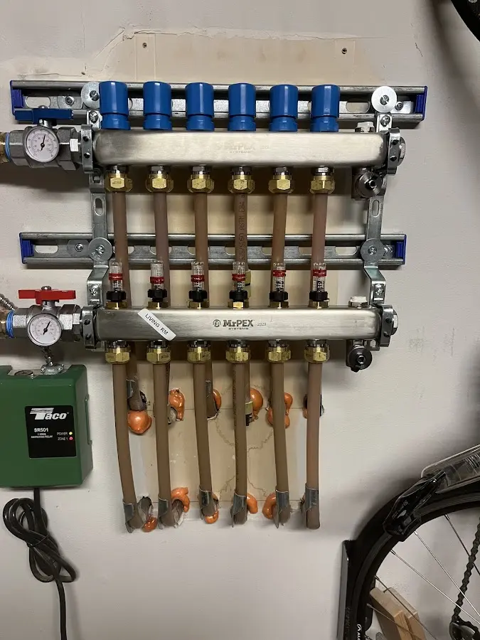 Plumber performing Leak Detection at a residential property in Perrysburg